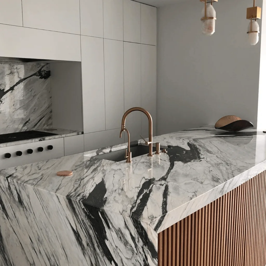 Granite slab detail